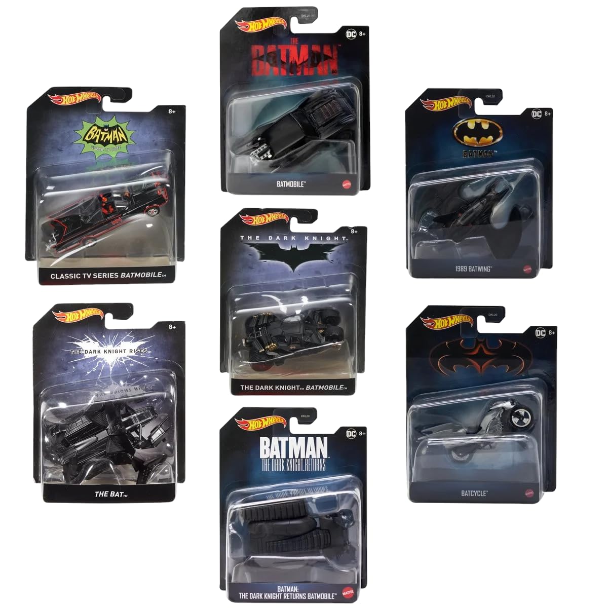 Amazon | Hot Wheels バットマン 1:50スケール ダイカスト車両7個
